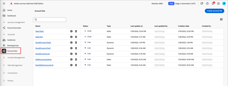 Access account journeys