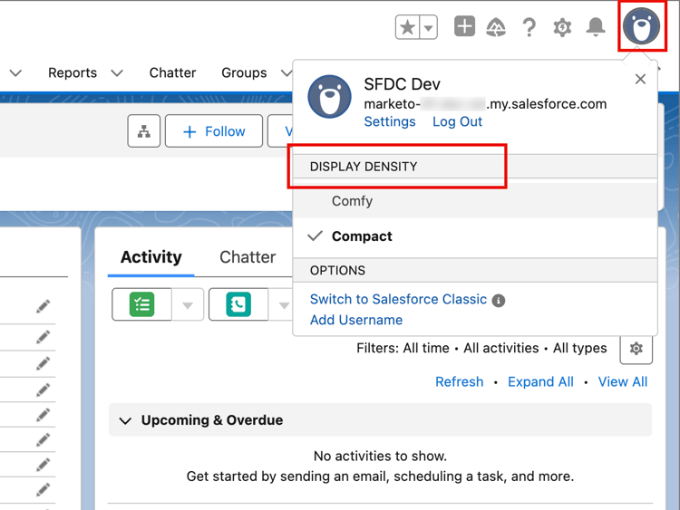 Refresh the page in Salesforce