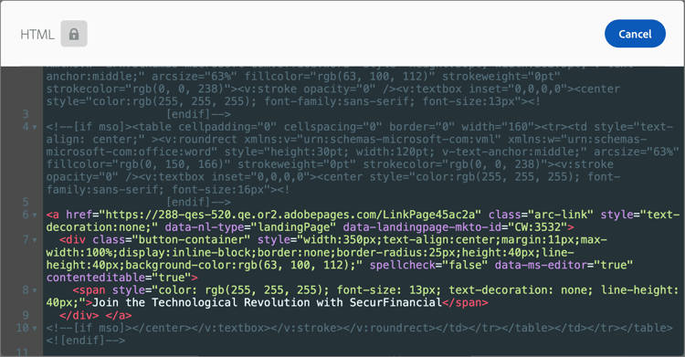 Show HTML code
