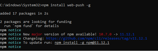 web-push