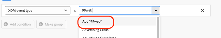 add custom trigger string value
