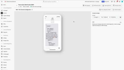 Set up RCS in Journey Optimizer