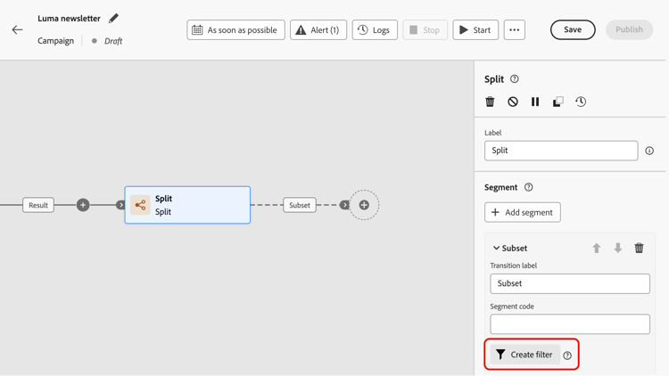 Image showing how to access workflow customization options