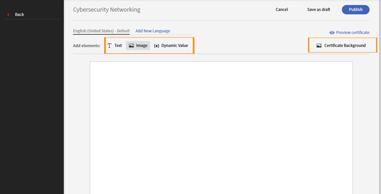 Create a custom certificate