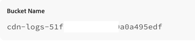 CloudFront bucket name