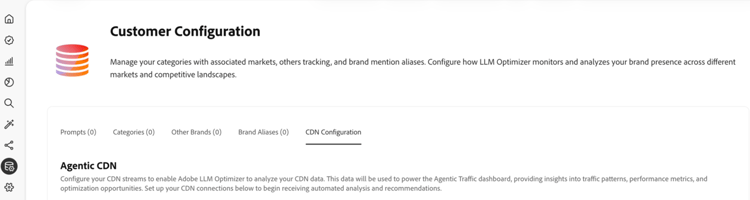 Navigate to Customer Configuration