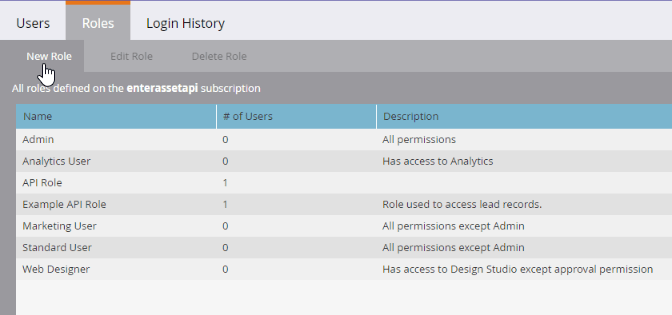 Users and Roles