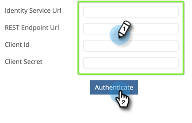 1. After you enter the values, click Authenticate. Your Marketo Engage