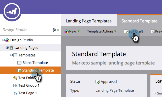 Edit A Marketo Landing Page Template | Adobe Marketo Engage