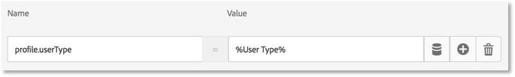 Setting a profile parameter