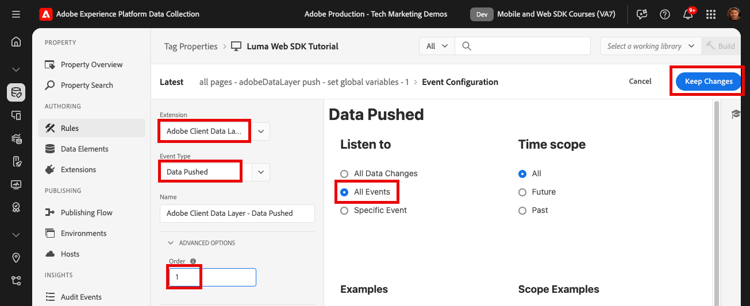 Select Library Loaded Trigger