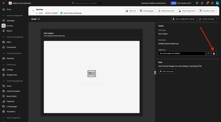 Journey Optimizer