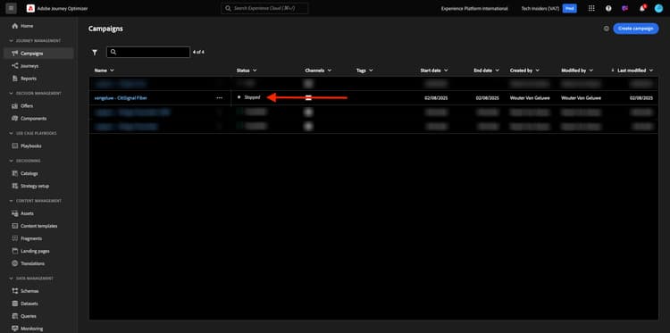Journey Optimizer