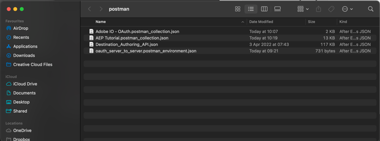 Adobe I/O New Integration
