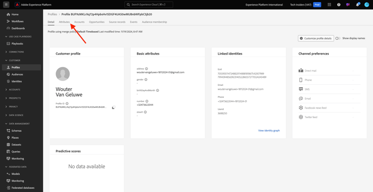 Customer Profile