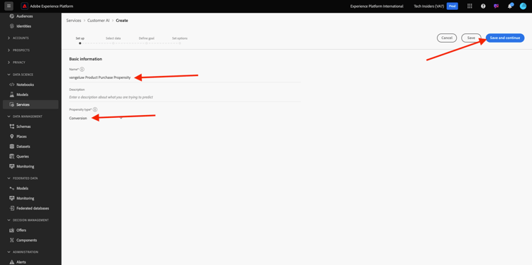 Setup page 1