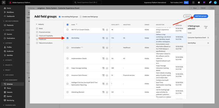 New CEE schema