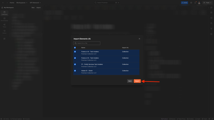 Adobe I/O New Integration