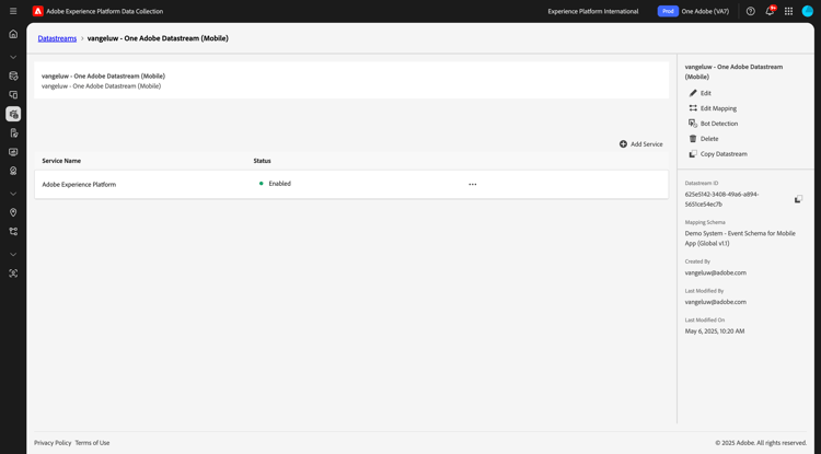 Name the Datastream Configuration and save
