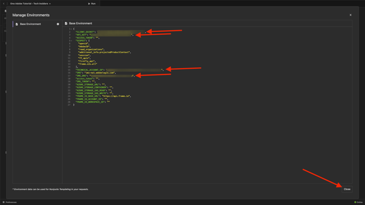 Adobe I/O New Integration