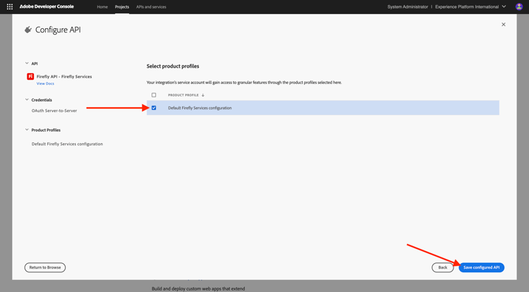 Adobe I/O New Integration