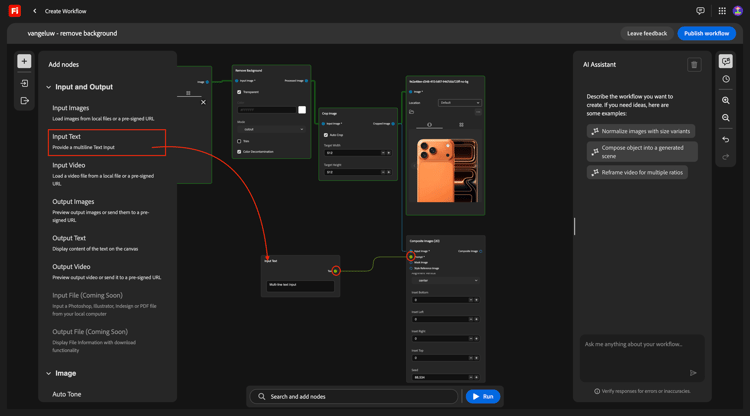 Firefly Custom Workflows