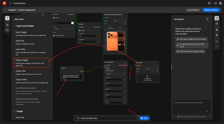 Firefly Custom Workflows