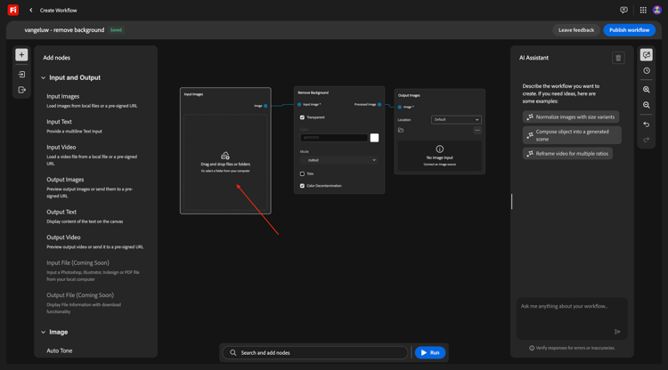 Firefly Custom Workflows