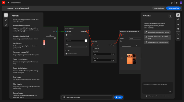 Firefly Custom Workflows