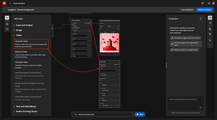 Firefly Custom Workflows