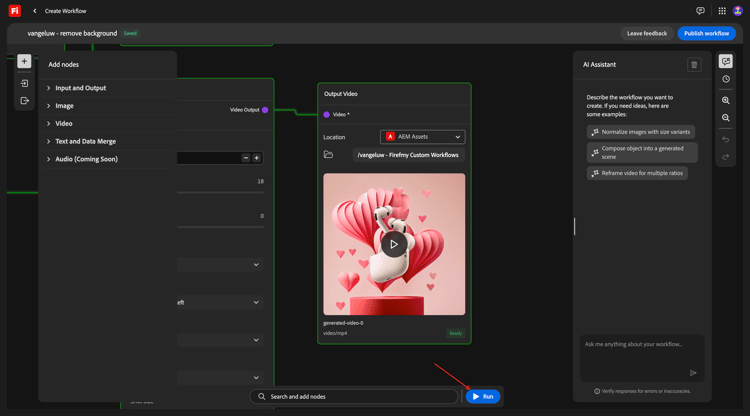 Firefly Custom Workflows