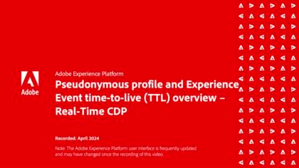 Pseudonymous profile and Experience Event expirations