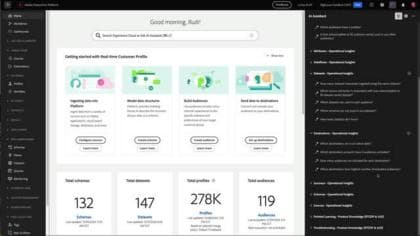 Use the discoverability panel to get started