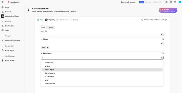 Targeting filters