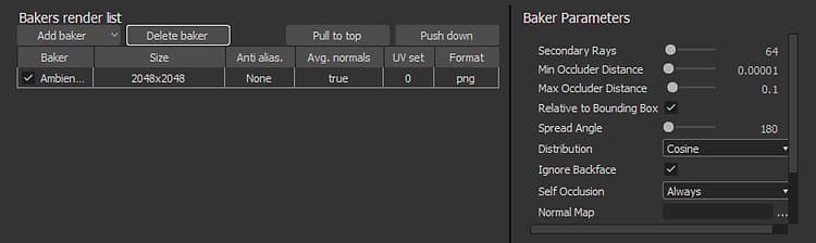 Bakers render list