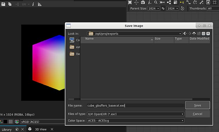 2D View export options