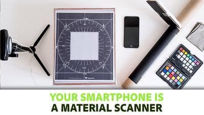 'Your smartphone is a material scanner' tutorial illustration