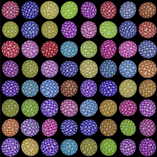 Shape splatter v2 color mapper: Triplanar mapping