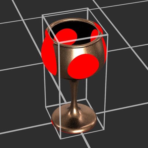 Bounding frame feature of 3D viewer node, for SDF functions.