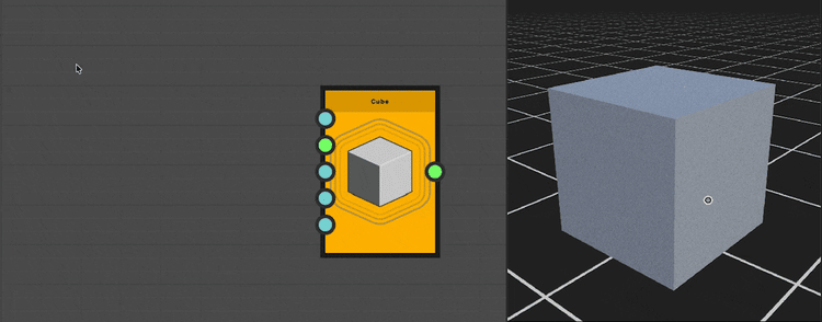 Constant nodes used to edit SDF primitive.