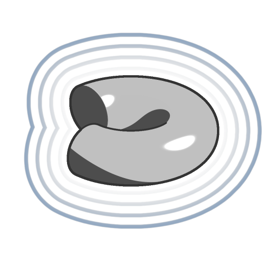 Capped torus icon
