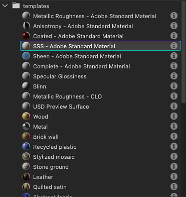 New Substance graph dialog - Directories view