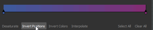 Gradient editor: Invert positions