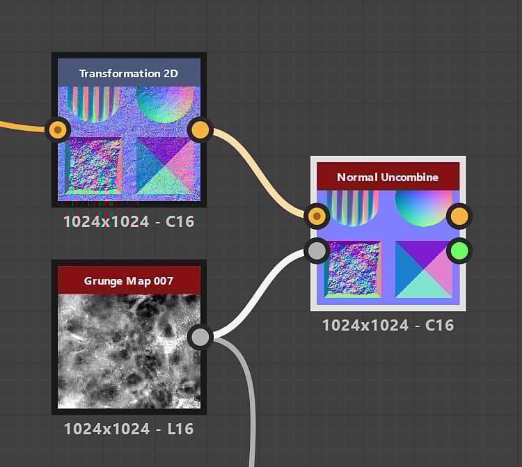 Normal uncombine: Example 2