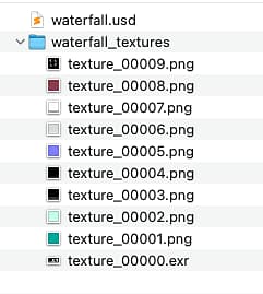 Exported scene files - Flattened