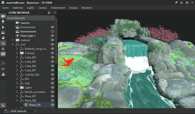 3D View - Contextual menu