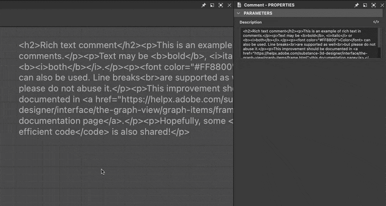 Comments: HTML markup