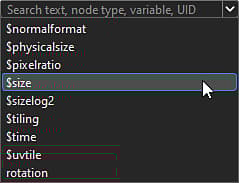 Node finder query suggestions