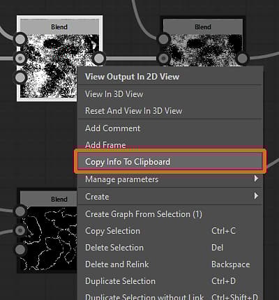 Node finder: copy node UID action