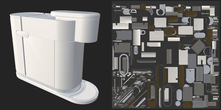 Hard surface unwrap produces cleaner, orthographic UVs for your hardsurface assets.